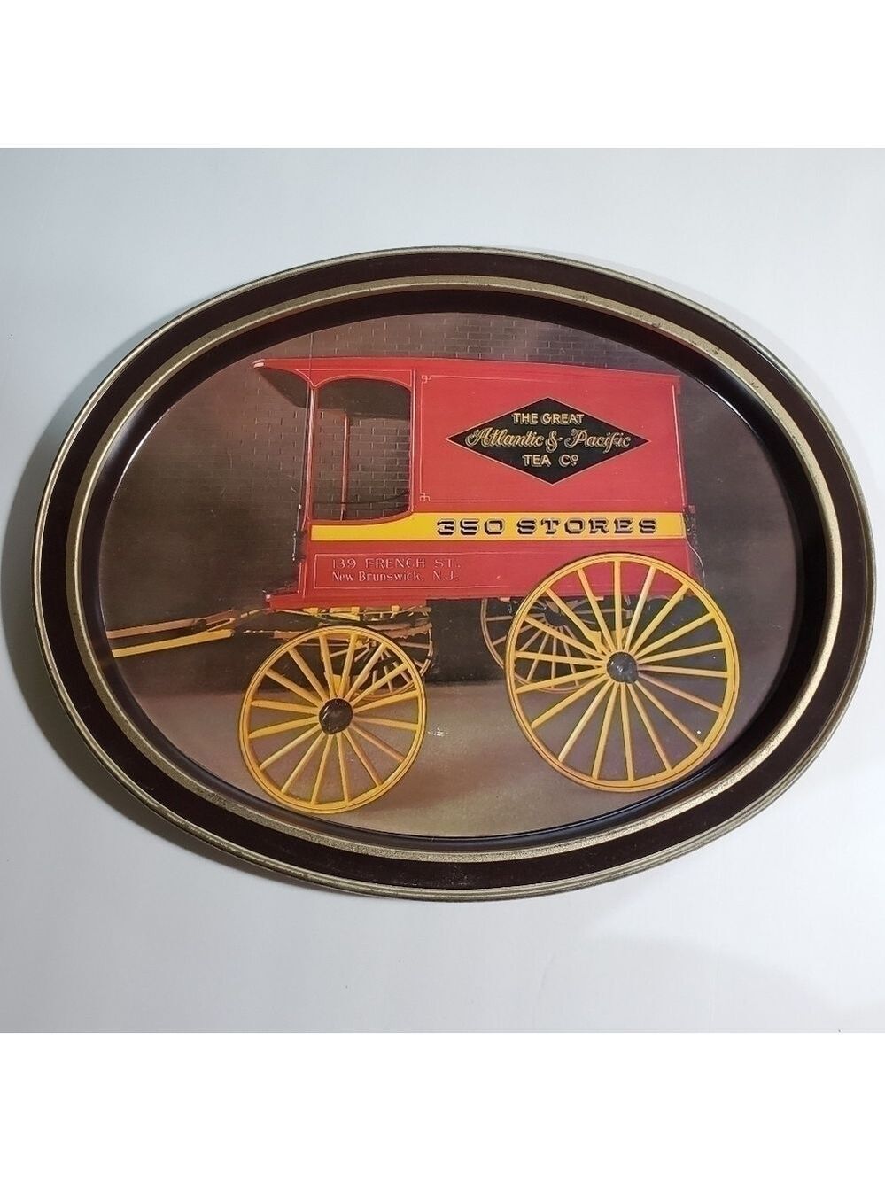 Vintage Great Atlantic & Pacific Tea co serving tray